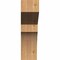 Ekena Millwork Mediterranean Rough Sawn Corbel, Western Red Cedar, 4"W x 10"D x 14"H COR04X10X14MED00RWR - alternate 3